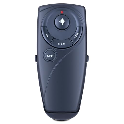 UC7083T Ceiling Fan Remote Control Replacement for Hampton Bay with Light Dimmer 3 Speed Control Wall Mount Only Remote No Reverse