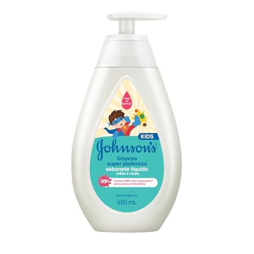 Johnson's Baby Sabonete Líquido Infantil Limpeza Super Poderosa, 400ml
