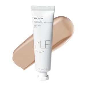 CLE Cosmetics CCC Cream (Neutral Medium Light 201 / SPF 50) – Color Correcting With Sunscreen – Lightweight, Hydrating Foundation – BB & CC Hybrid – Light to Medium Coverage – 1 fl oz