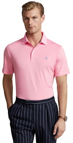 Image of Polo Ralph Lauren Mens Performance Polo Shirts (XXL, Pink), XX-Large