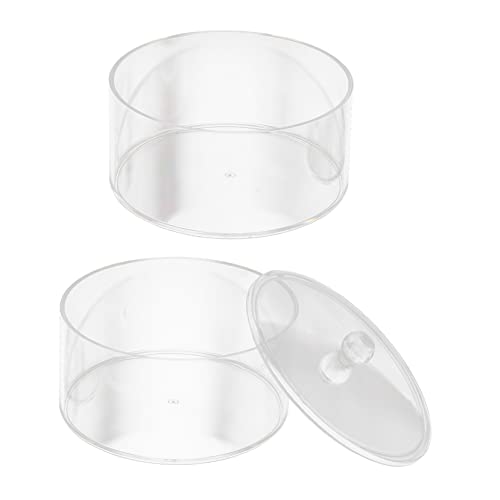 BELLIFFY Acrylic Stackable Belt Organizer with Lid Clear Jewelry and Watch Storage Box Design Versatile for Belts Premium Quality Acrylic Material