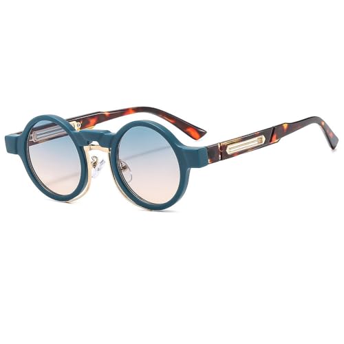 Retro Punk Men's Gradient Oval Sunglasses V7676