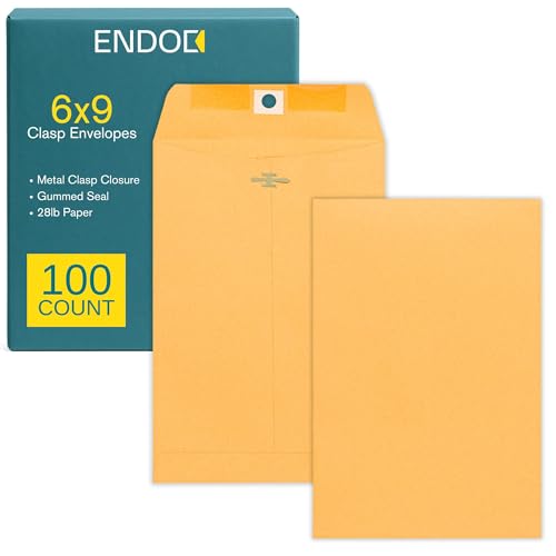 Enveloppes en papier kraft marron anti-déchirure avec fermeture gommée résistante