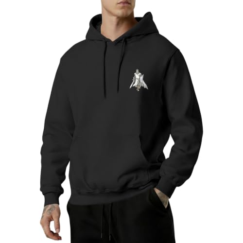 Sudadera informal de hombre que evita quemaduras solares con capucha ligera talla L