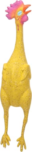 Flamingo Hundespielzeug – Freckles Huhn – Latex – mit Geräusch Größe L – 48,5 cm