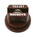 TeeJet TP8005EVS Even Flat Fan Visiflo Spray Nozzle - 80Â° - 0.5 GPM - Brown (Pack of 12)