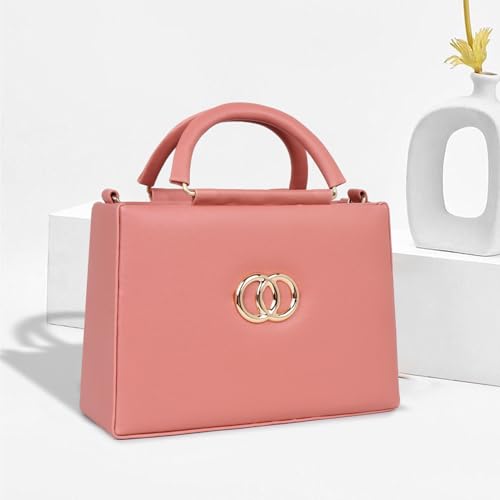 Image of LIKE STYLE Classy PU Sling Bag for Women | Structured Design, Zipper Closure & Stylish Metal Handle