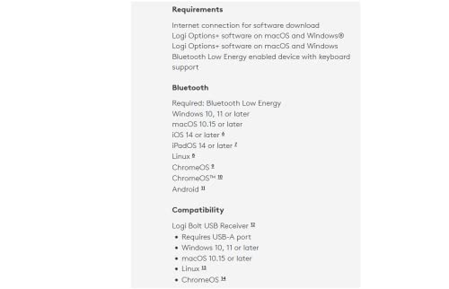 Image of Logitech MX Mechanical Mini Wireless Illuminated Keyboard, Linear Switches, Backlit, Bluetooth, USB-C, macOS, Windows, Linux, iOS, Android, Metal - With Free Adobe Creative Cloud Subscription