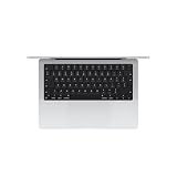 Apple MacBook Pro Laptop z czipem M4 Pro z 12-rdzeniowym CPU i 16-rdzeniowym GPU: wyświetlacz Liquid Retina XDR 14,2 cala, 24GB zunifikowanej pamięci RAM, 512GB pamięci masowej SSD; srebrny