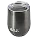 Penguin Cold BPA-free Insulated Stainless Steel Wine Glass - 12 oz. with Sipper Lid (Gunmetal)