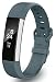 GreenInsync Band for Alta Large, Fitbit Alta HR Accessories Replacement Band Watch Buckle Wristbands for Fitbit Alta/Fitbit Alta HR Strap Bracelets W/Same Color Metal Clasp and Fastener (Slate)