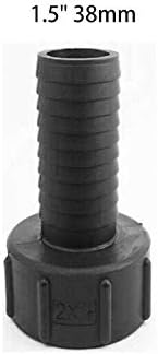 Tank Hose Adapter Plastic IBC Tank Adapter Garden Hose Adapter Fittings Tools 60mm Thread Import to 1.5"(38mm) Connect Hose (Pack of 1) - Image 3