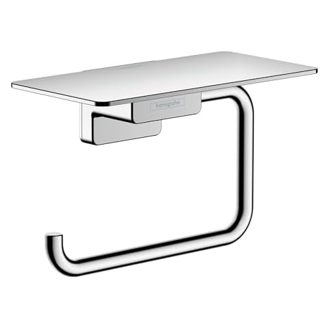 hansgrohe AddStoris Toilet Paper Holder with Shelf Cover