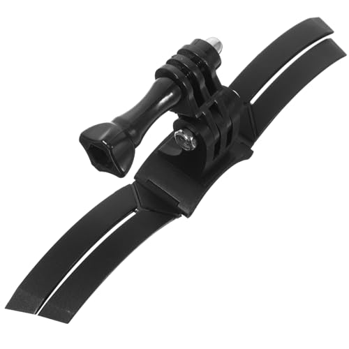 ULTECHNOVO Motorcycle Chin Mount Kit Secure Camera Holder for Motorcycle Helmets Easy to Install Chin Strap Mount for Action Cameras