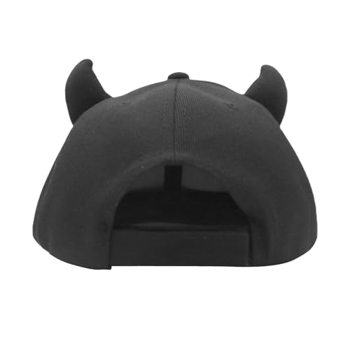 Gorra Unisex de Béisbol con Cuernos de Diablo miniatura 4