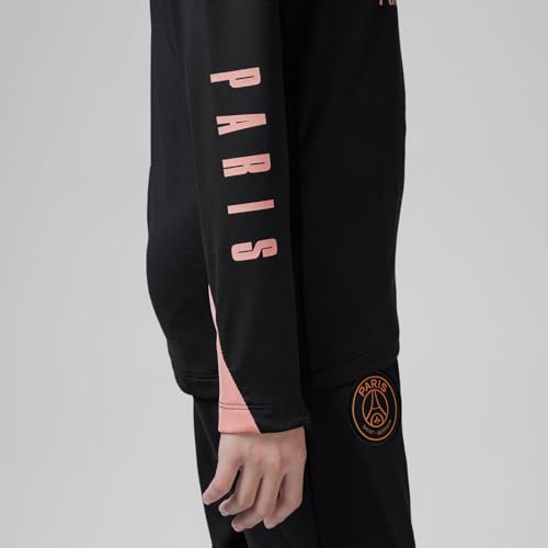 Tercera Equipación Strike París Saint-Germain Camiseta De Fútbol De Entrenamiento Jordan Dri-Fit - Niño/A, Black/Rust Pink/Rust Pink, FQ2638-013, S