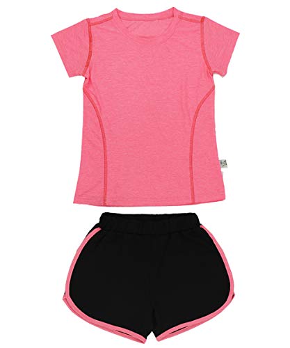 女の子 ジャージ 2点セットス ウェット 通気性 半袖Tシャツ 