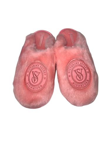 Victoria's Secret Closed Toe Faux Fur Slipper Color Pink New