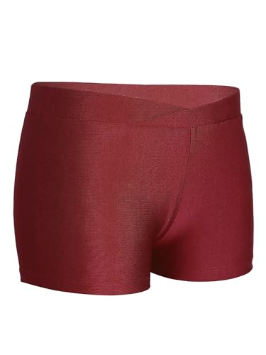 Kids Girls' Gym Yoga Sports Stretch Tight Shorts Bottoms Gymnastics Workout Knickers Hot Pants3