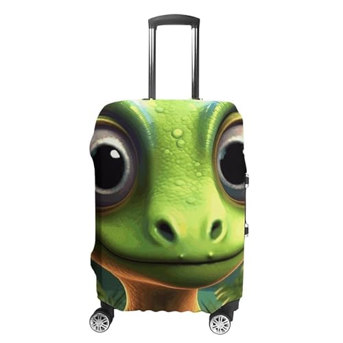 Little Dinosaur Travel Luggage Cover Elastic Washable Suitcase Cover Dustproof Anti-Scratch Suitcase Protector Fits 19-32 Inch Luggage, XL
