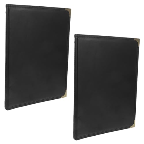 KICHOUSE Menu Cover Fall Recipe Book Protectors with Sturdy Pu PVC Menu Set for Bars Cafes