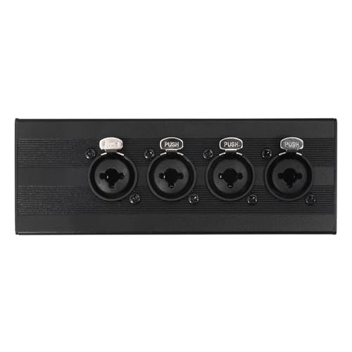 Convertisseur XLR vers 4 XLR répartiteur multiprise audio femelle 6.35 mm
