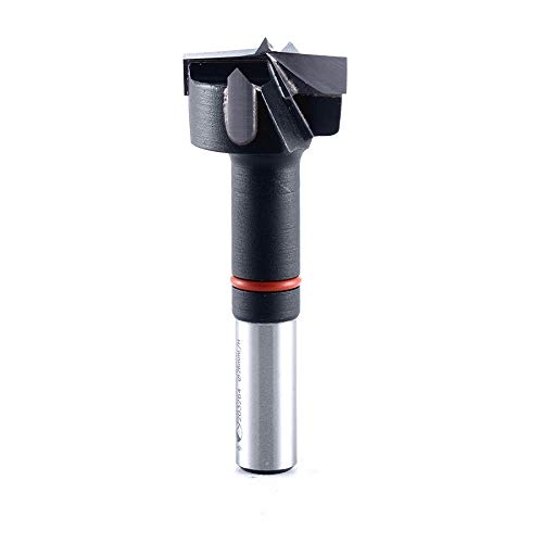 Amana Tool - 203254 Carbide Tipped Hinge Boring Bit L/H 25mm Dia x 70mm Long x 10mm Shank