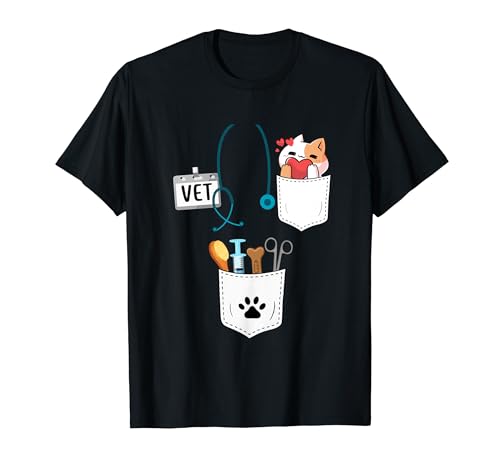 Costume de vétérinaire vétérinaire pour adultes, enfants et femmes T-Shirt