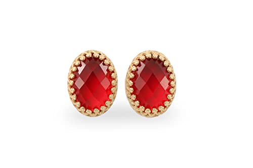 Boucles d'oreilles de pierre de naissance en cadeau pour dames - 5