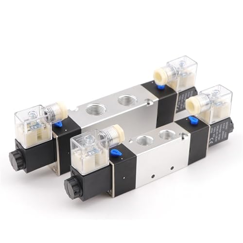 Électrovanne pneumatique 4V120-06 distributeur air comprimé M5 pour automatisme - 2