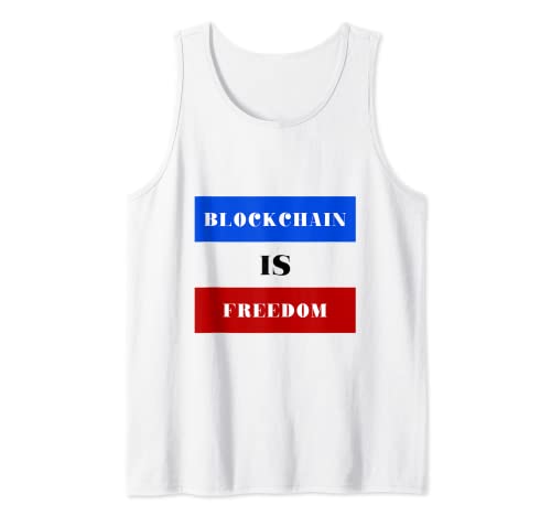 Blockchain es libertad Camiseta sin Mangas