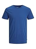 Jack & Jones Jjeorganic Basic tee SS O-Neck Noos Camiseta, Skydiver, M Hombre