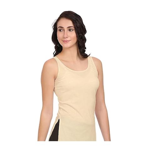 Image of ICEDIVE Women's Cotton Stretch Camisole | Fabulous Inners | Soft,Lightweight & Breathable Fabric |Ideal,Layering, Sleepwear & Lounge Use in,