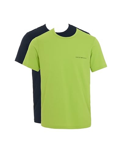 Emporio Armani Mens T-Shirt blue Medium