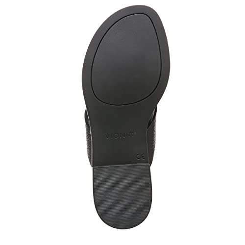 Vionic Women's Citrine Agave Vio-Motion Insole Toe-Post Sandal- Supportive Flat Dressy Sandals That Includes an Orthotic Insole and Cushioned Outsole for Arch Support, Medium and Wide Fit, Sizes 5-114