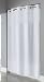 Hookless RBH35MY045 Victorian Stripe Shower Curtain, Bright White