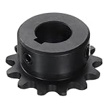 QUARKZMAN #35 Kettenrad B-Typ 5/8" Bohrung 13 Zähne Einfachstrang Kettenrad Kohlenstoffstahl Keilnut Mit Stellschrauben