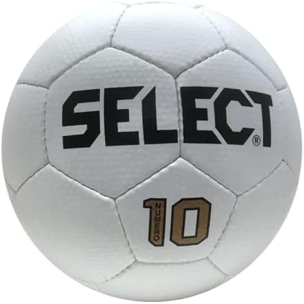 Select Numero 10 Soccer Ball, All White, Size 4