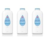 Johnson's Baby Powder with Naturally Derived Cornstarch, Aloe & Vitamin E for Delicate Skin, Hypoallergenic, Free of Parabens, Phthalates & Dyes for Gentle Baby Skin Care, 22 oz, 3 Pack - Image 2