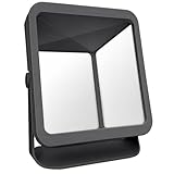 ChicReflect Non Reversing Mirror True Reflection Vanity Mirror, 90Β° Rotatable Desktop Non Inverted Mirror with Stand, No Reverse Mirror for Makeup, Hair Styling & Gifting