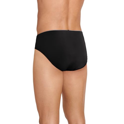 Jockey Men's Underwear True Style Bikini - 3 Pack, Black Night, L - image 3