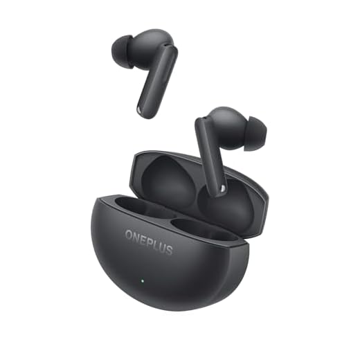 OnePlus Buds 4 Auricolari wireless, durata della batteria di 45 ore, cancellazione intelligente del rumore, doppio driver ANC da 55 dB, DAC dedicati e LHDC 5.0, grigio