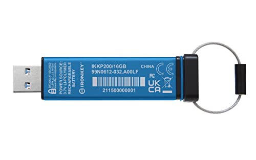 IronKey Keypad 200 Drive flash Type-A USB--stick met hardwareversleuteling FIPS 140-3 niveau 3 (aangevraagd) met XTS-AES 256-bits hardwareversleuteling- IKKP200/256GB - Chiavetta USB - Immagine 2