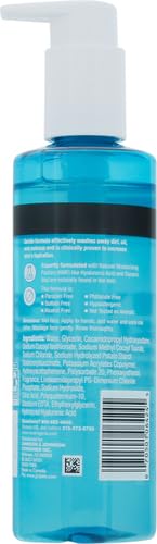 Image of Neutrogena Hydro Boost Hydrating Face Wash & Makeup Remover, Gentle Facial Cleanser Gel with Hyaluronic Acid, Locks Moisture for Soft Supple Skin, Hypoallergenic, Oil-Free, Soap-Free, 7.8 fl oz