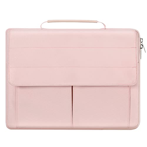 スリーブケース Chromebook Dadanism インナーケース 11.6インチ以下 iPad 第10世代 手提げ PC タブレットに適用 収納 通勤鞄 防水 仕切り付き フラップバッグ iPad Air5 2022 iPad Air4 iPad Air 10.5 iPad Pro 11 Fire HD 10 MacBook Air 11.6in Surface go3など対応 Pink