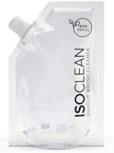 ISOCLEAN Makeup Brush Cleaner Liquid Eco-Friendly Refill Solution - 165ml - Vegan, Cruelty-Free, Fast Drying, Easy to Use - Works in 60 seconds