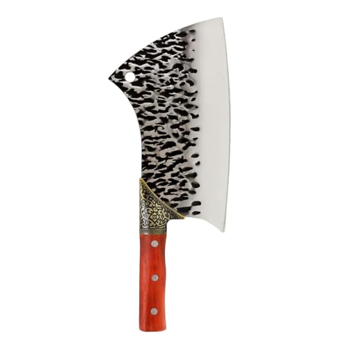 Cutelo Machado Inox Churrasco Artesanal Grande Rústico -9