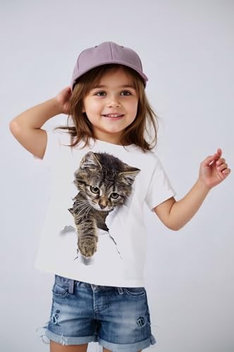 SELINK Short Sleeve T Shirts for Girls Casual Kids Tshirts Casual Tees Tunic Tops4