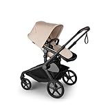 Bugaboo Kangaroo All-Terrain Single-to-Double Tandem Stroller for Infant and Toddler, for Up to Three Kids, XL Wheels, One-Hand Operation, Large Bassinet, XL Underseat Storage (Desert Taupe)