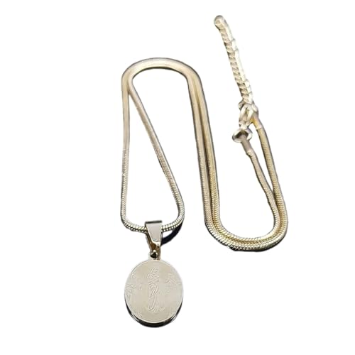 Médaille Marie pendentif acier inoxydable, le cadeau religieux idéal